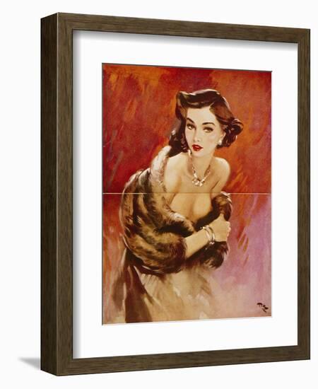 August, 1953-David Wright-Framed Art Print