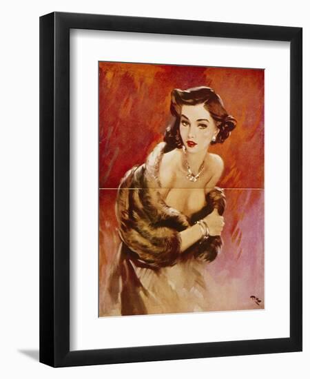 August, 1953-David Wright-Framed Art Print