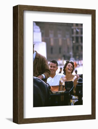 August 1960: Harold Connolly and His Wife Olga Fikotova at the 1960 Rome Olympic Games, Rome-Mark Kauffman-Framed Photographic Print