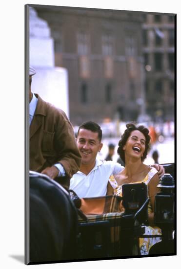 August 1960: Harold Connolly and His Wife Olga Fikotova at the 1960 Rome Olympic Games, Rome-Mark Kauffman-Mounted Photographic Print