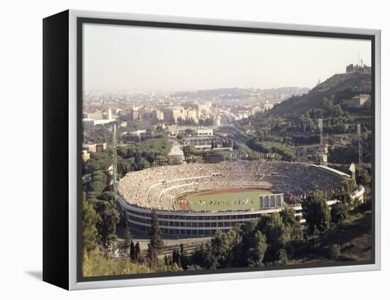 August 25, 1960: Rome Summer Olympic Games Opening Ceremony-James Whitmore-Framed Premier Image Canvas