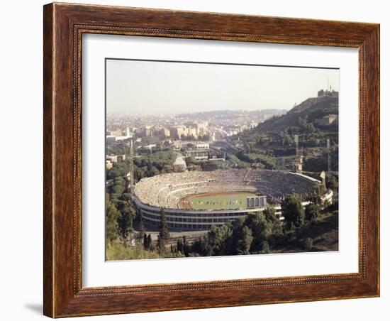 August 25, 1960: Rome Summer Olympic Games Opening Ceremony-James Whitmore-Framed Photographic Print