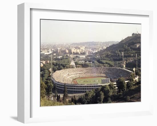 August 25, 1960: Rome Summer Olympic Games Opening Ceremony-James Whitmore-Framed Photographic Print