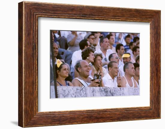 August 25, 1960: Spectators at the 1960 Rome Olympics' Opening Ceremony-Mark Kauffman-Framed Photographic Print