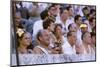 August 25, 1960: Spectators at the 1960 Rome Olympics' Opening Ceremony-Mark Kauffman-Mounted Photographic Print