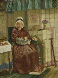 A Young Woman-August Allebe-Art Print