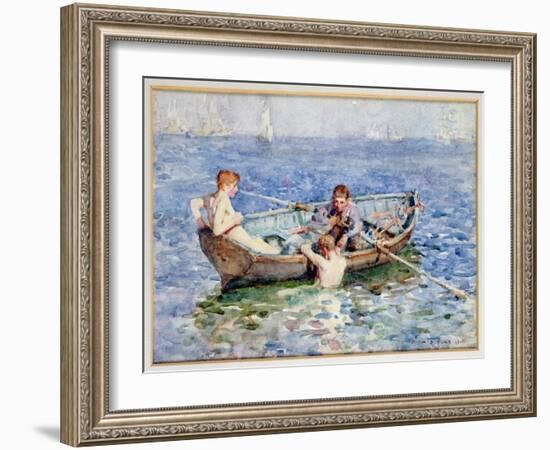 August Blue, circa 1911-Henry Scott Tuke-Framed Giclee Print