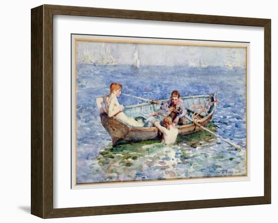 August Blue, circa 1911-Henry Scott Tuke-Framed Giclee Print