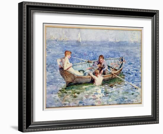 August Blue, circa 1911-Henry Scott Tuke-Framed Giclee Print