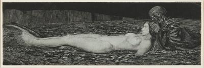 One Corpse, from the Cycle 'Death and the Maiden'-August Bromse-Premier Image Canvas