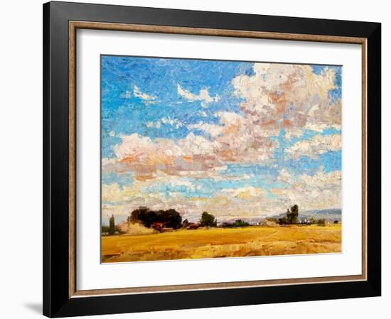 August Harvest-Robert Moore-Framed Art Print