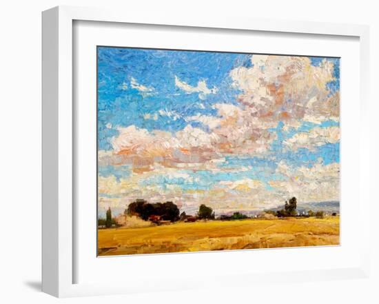 August Harvest-Robert Moore-Framed Art Print