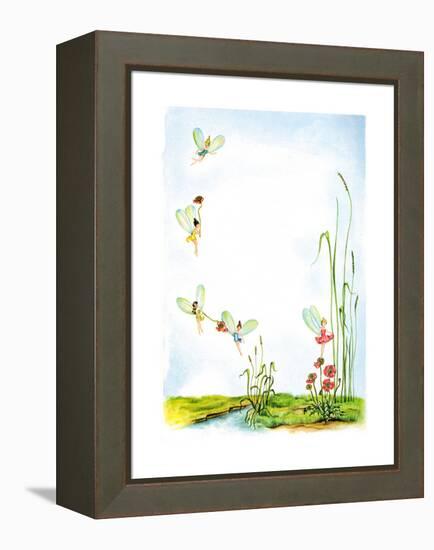 August - Jack & Jill-Susan Carlton Smith-Framed Premier Image Canvas