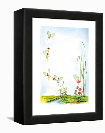 August - Jack & Jill-Susan Carlton Smith-Framed Premier Image Canvas