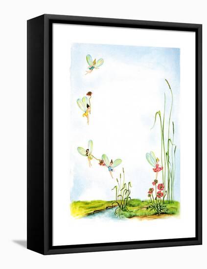 August - Jack & Jill-Susan Carlton Smith-Framed Premier Image Canvas