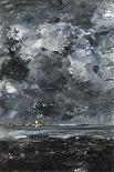 Stormy Sea Buoy without Top Mark, 1892-August Johan Strindberg-Framed Giclee Print