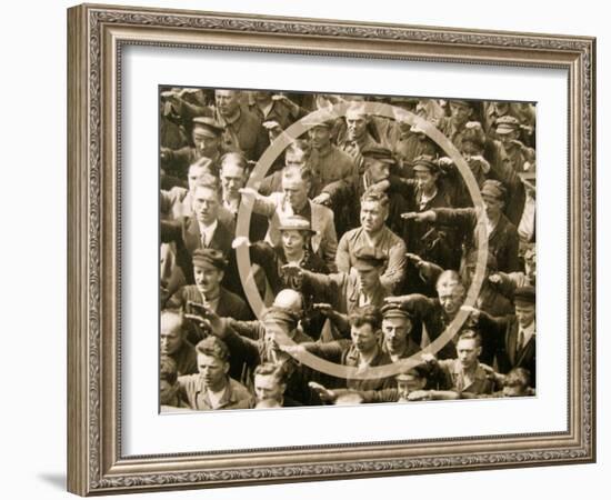 August Landmesser-null-Framed Giclee Print