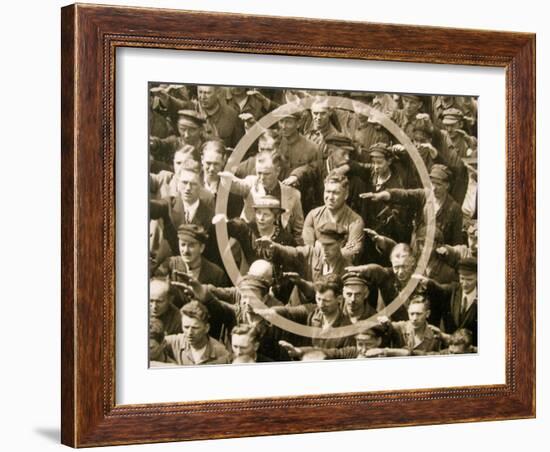 August Landmesser-null-Framed Giclee Print