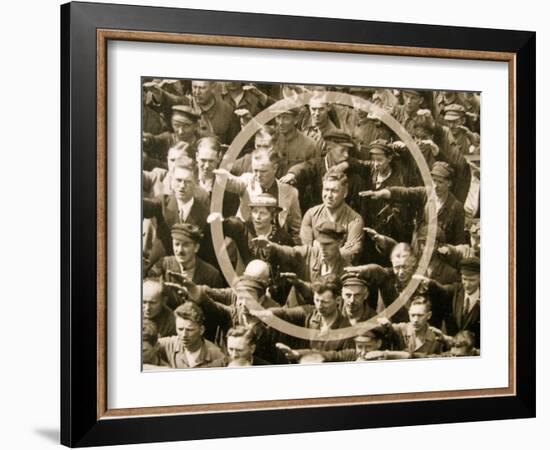 August Landmesser-null-Framed Giclee Print