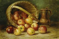 A Basket of Apples-August Laux-Framed Premier Image Canvas