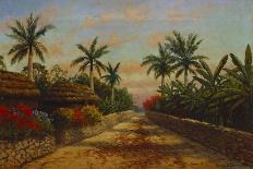 Camino Con Palmeras-August Lohr-Giclee Print
