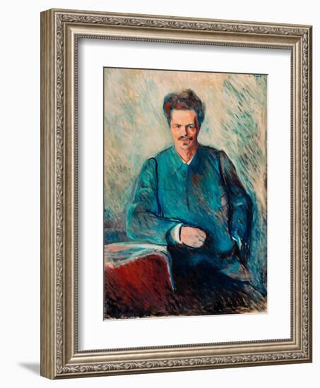 August Strindberg, 1892-Edvard Munch-Framed Giclee Print