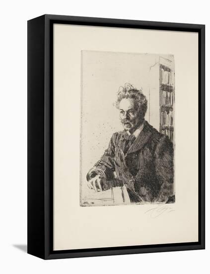 August Strindberg, 1910-Anders Leonard Zorn-Framed Premier Image Canvas