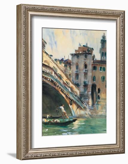 August, The Rialto, Venice, 1907-John Singer Sargent-Framed Art Print