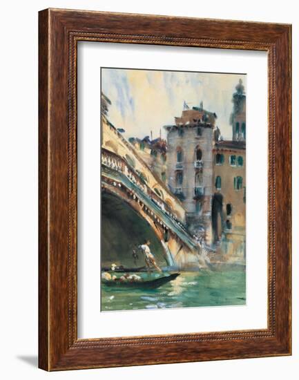 August, The Rialto, Venice, 1907-John Singer Sargent-Framed Art Print