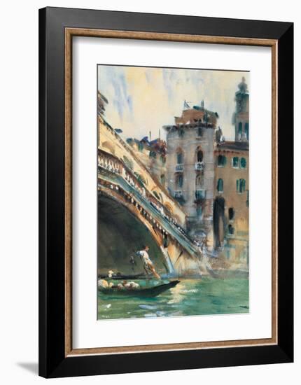 August, The Rialto, Venice, 1907-John Singer Sargent-Framed Art Print