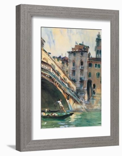 August, The Rialto, Venice, 1907-John Singer Sargent-Framed Art Print