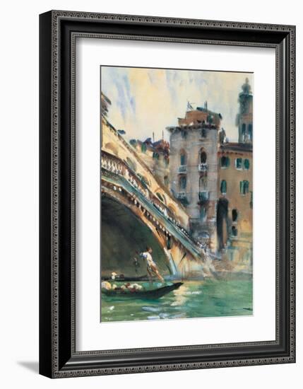 August, The Rialto, Venice, 1907-John Singer Sargent-Framed Art Print