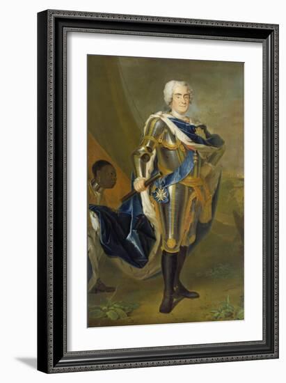 August the Strong, King of Poland and Saxony-Louis de Silvestre-Framed Giclee Print