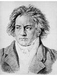 Ludwig Von Beethoven, German Composer, C1818-1822-August von Kloeber-Framed Giclee Print