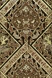 "Fleur-De-Lis," Reproduction Wallpaper Designed by S. Scott and Produced by Cole and Sons-August Welby North Pugin-Laminated Giclee Print