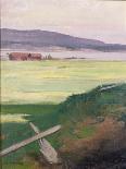 Landscape with a Stile, Norrland, Sweden-August Wilhelm Nikolaus Hagborg-Giclee Print