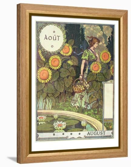 August-Eugene Grasset-Framed Premier Image Canvas