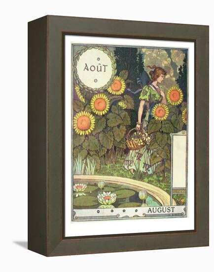 August-Eugene Grasset-Framed Premier Image Canvas