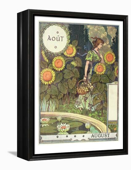 August-Eugene Grasset-Framed Premier Image Canvas