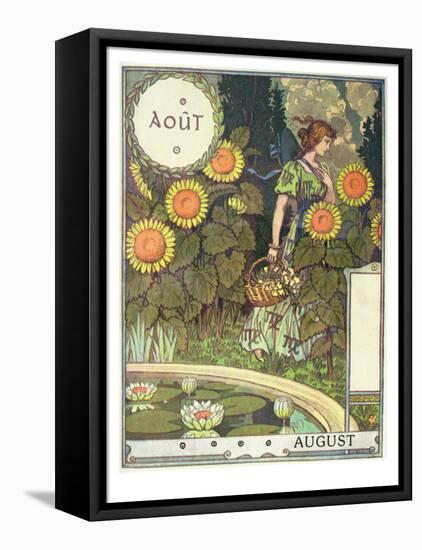 August-Eugene Grasset-Framed Premier Image Canvas