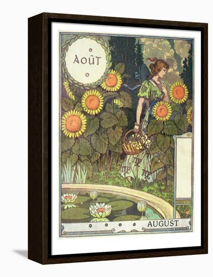 August-Eugene Grasset-Framed Premier Image Canvas