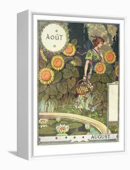 August-Eugene Grasset-Framed Premier Image Canvas