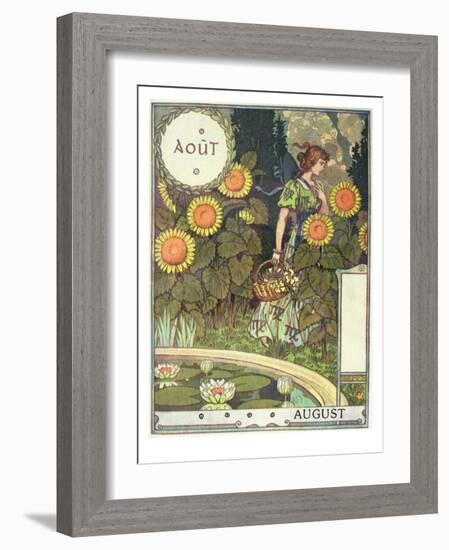 August-Eugene Grasset-Framed Giclee Print