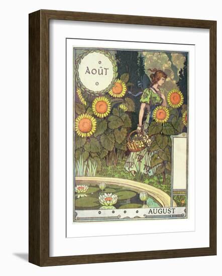 August-Eugene Grasset-Framed Giclee Print