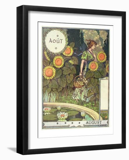 August-Eugene Grasset-Framed Giclee Print