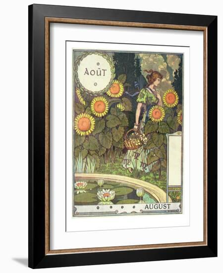 August-Eugene Grasset-Framed Giclee Print