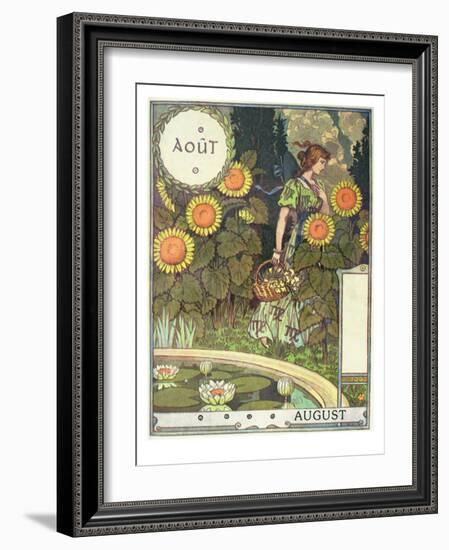 August-Eugene Grasset-Framed Giclee Print
