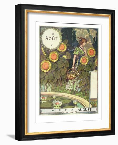 August-Eugene Grasset-Framed Giclee Print