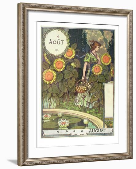 August-Eugene Grasset-Framed Giclee Print