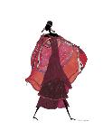 Lead Dancer in Purple Gown-Augusta Asberry-Stretched Canvas